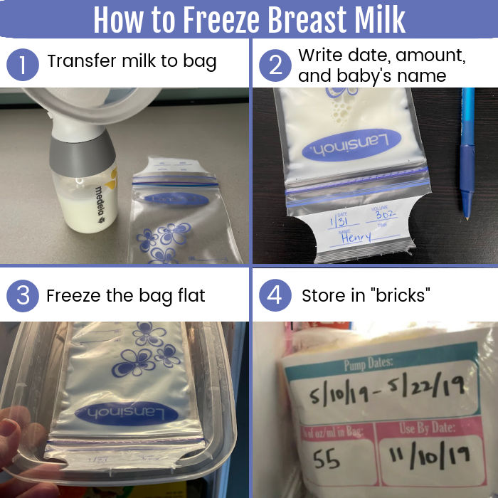 How to Freeze Breast Milk - Exclusive Pumping